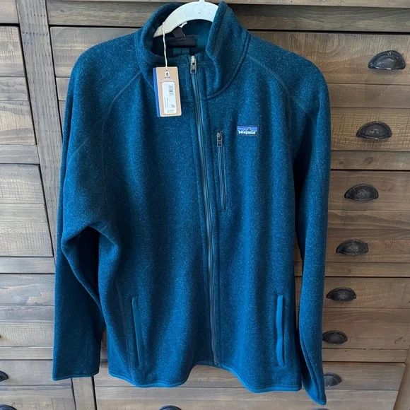 NWT Patagonia Men's Green Better Sweater Jacket Sz L - Picture 1 of 4